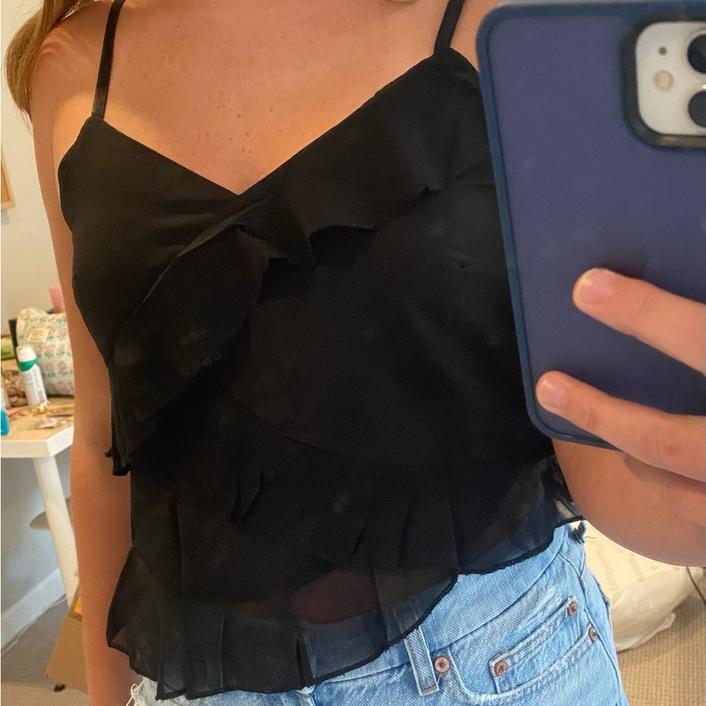 black tank top